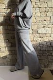 Elbury Huggle Luxury Knit Co Ord Set Grey Marl /50 